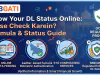 Know Your Driving Licence Status Online Guide | JobGati