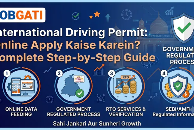 International Driving Permit Apply Online — Latest Process | JobGati