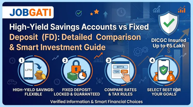 High-Yield Savings Accounts vs Fixed Deposit FD Rates Comparison Guide | JobGati