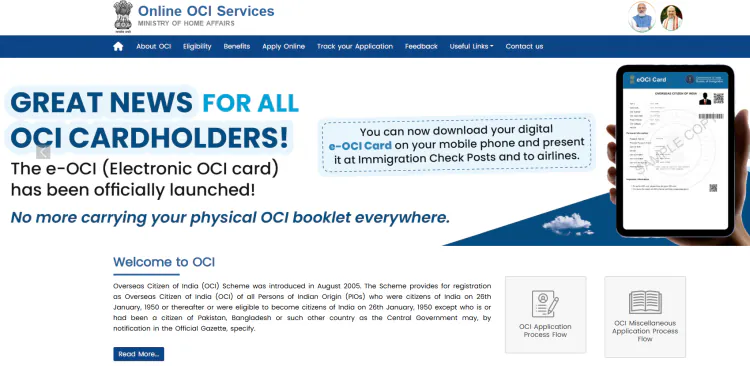 e-OCI Card Online Apply: Naya Digital Process Guide | JobGati