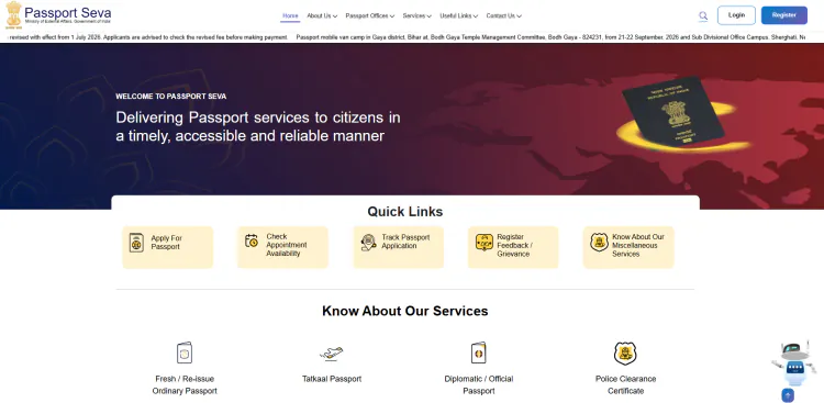 Passport Renewal Online 2026: Apply at PassSeva, Documents, Fees and Processing Time