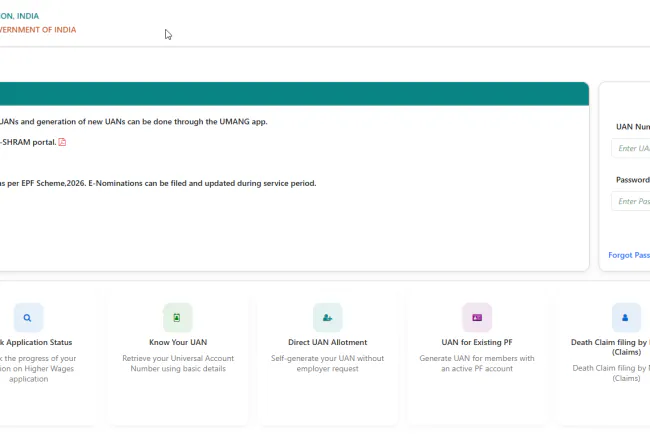 Epfo Member Portal Registration Online Guide