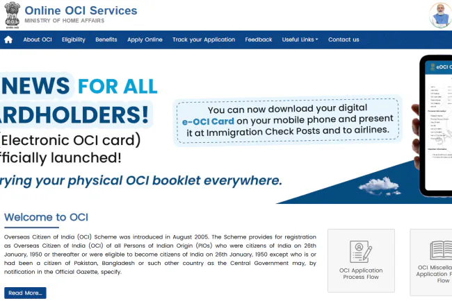 Oci Card Renewal Online Process Guide