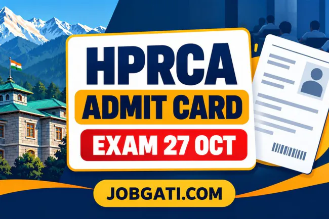 HPRCA Teacher Admit Card 2026: 27 October Exam Instructions