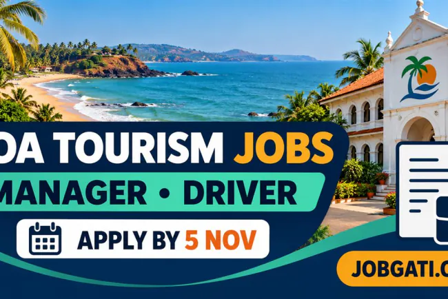 Goa Tourism Recruitment 2026: Manager Legal, Driver and Marketing Update